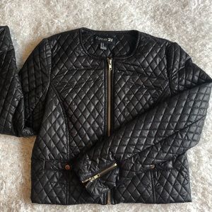 Forever 21 quilted jacket